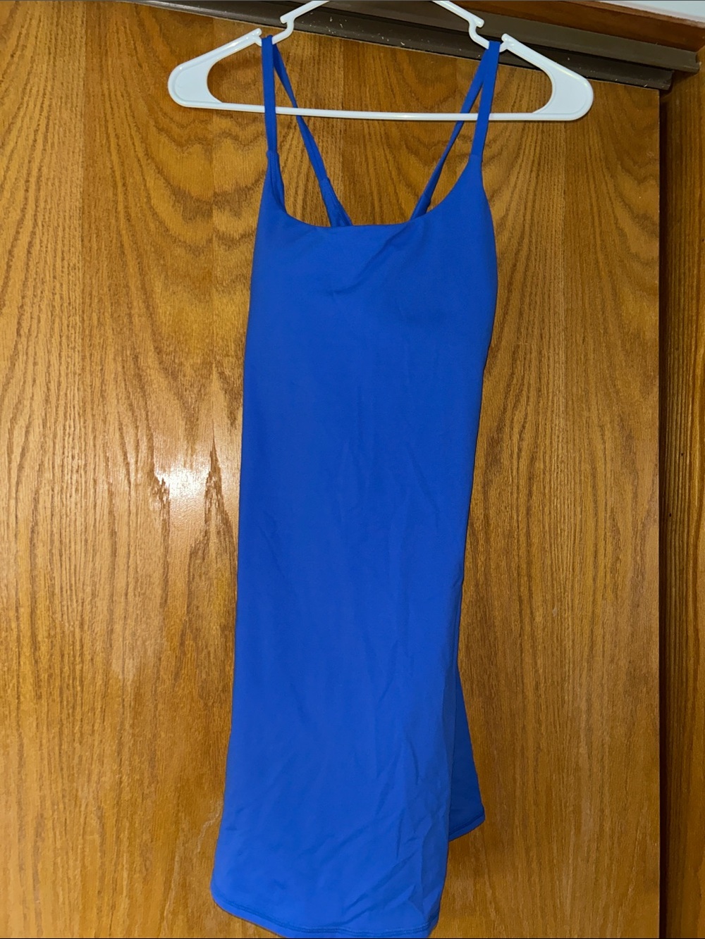 HALARA Royal Blue One Piece short tennis style dress built nbra and underbottoms